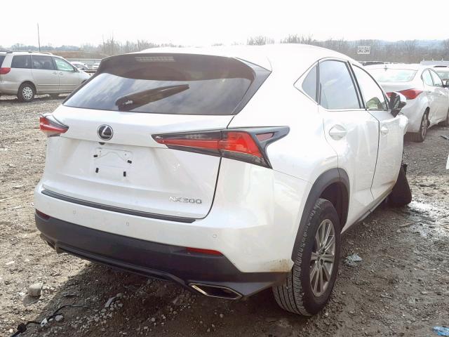 JTJYARBZ5J2108732 - 2018 LEXUS NX 300 WHITE photo 4