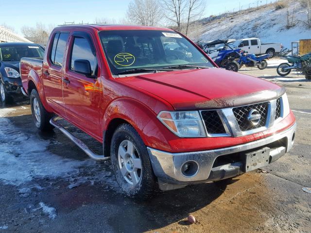 1N6AD07W38C419325 - 2008 NISSAN FRONTIER C RED photo 1