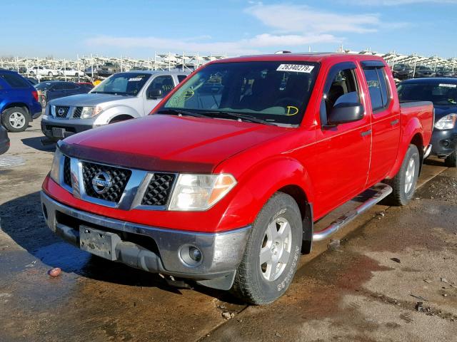 1N6AD07W38C419325 - 2008 NISSAN FRONTIER C RED photo 2