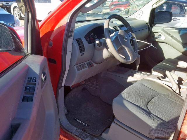 1N6AD07W38C419325 - 2008 NISSAN FRONTIER C RED photo 9