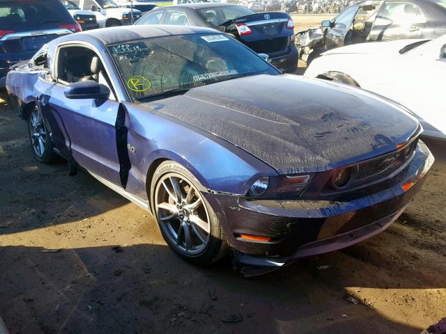 1ZVBP8CF1C5218276 - 2012 FORD MUSTANG GT BLUE photo 1