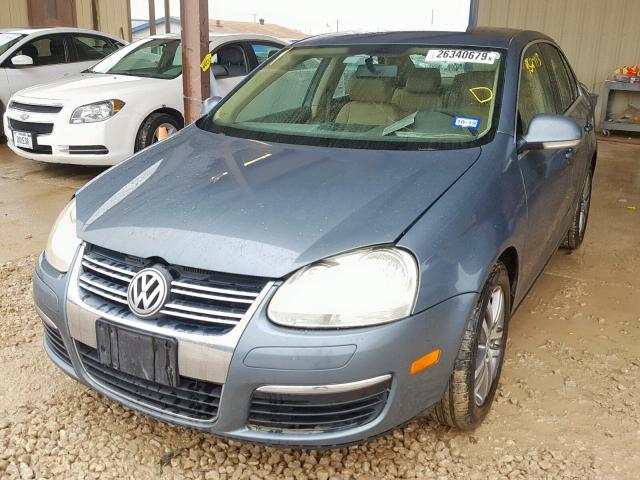 3VWRT81KX6M727632 - 2006 VOLKSWAGEN JETTA TDI BLUE photo 2