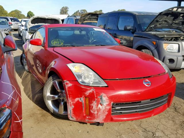 JN1BZ34D67M500022 - 2007 NISSAN 350Z COUPE RED photo 1