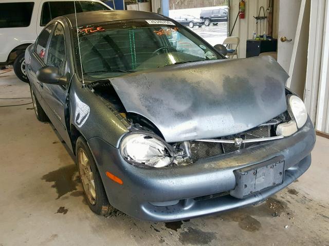 1B3ES46C31D288567 - 2001 DODGE NEON SE BLUE photo 1