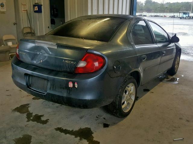 1B3ES46C31D288567 - 2001 DODGE NEON SE BLUE photo 4