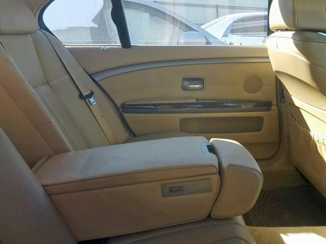 WBAHN83598DT80824 - 2008 BMW 750 LI GOLD photo 6