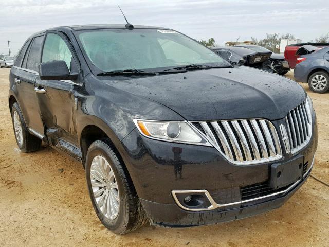 2LMDJ6JK6BBJ07265 - 2011 LINCOLN MKX BLACK photo 1