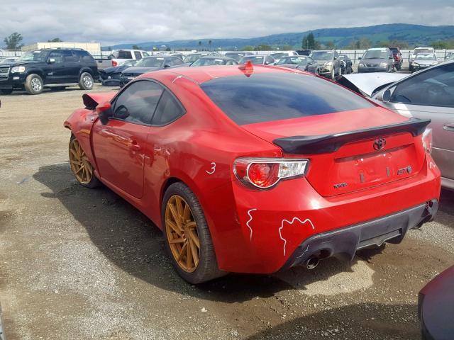 JF1ZNAA11D2721529 - 2013 TOYOTA SCION FR-S RED photo 3