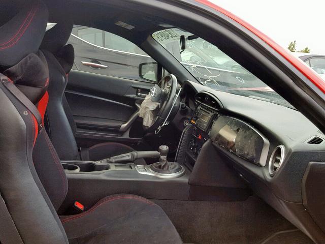 JF1ZNAA11D2721529 - 2013 TOYOTA SCION FR-S RED photo 5