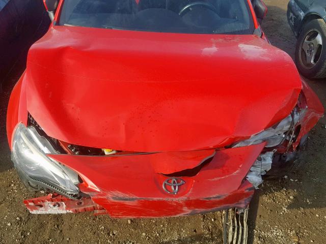 JF1ZNAA11D2721529 - 2013 TOYOTA SCION FR-S RED photo 7