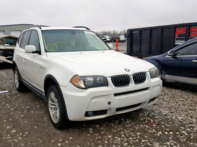 WBXPA93416WD31227 - 2006 BMW X3 3.0I WHITE photo 1