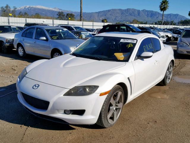 JM1FE17N750143019 - 2005 MAZDA RX8 WHITE photo 2