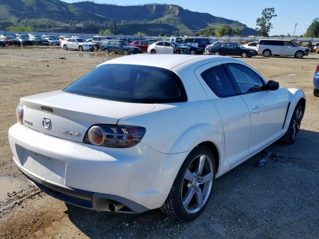 JM1FE17N750143019 - 2005 MAZDA RX8 WHITE photo 4