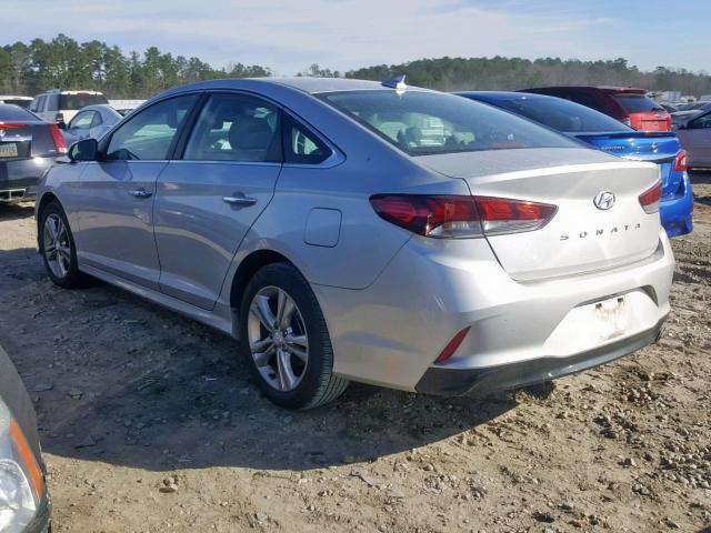 5NPE34AF0JH629513 - 2018 HYUNDAI SONATA SPO SILVER photo 3