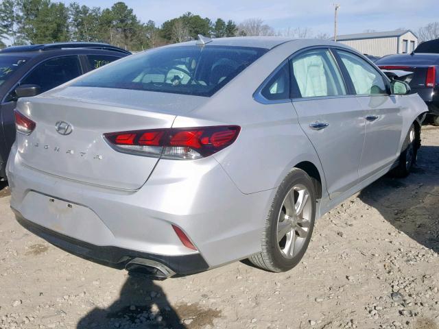 5NPE34AF0JH629513 - 2018 HYUNDAI SONATA SPO SILVER photo 4