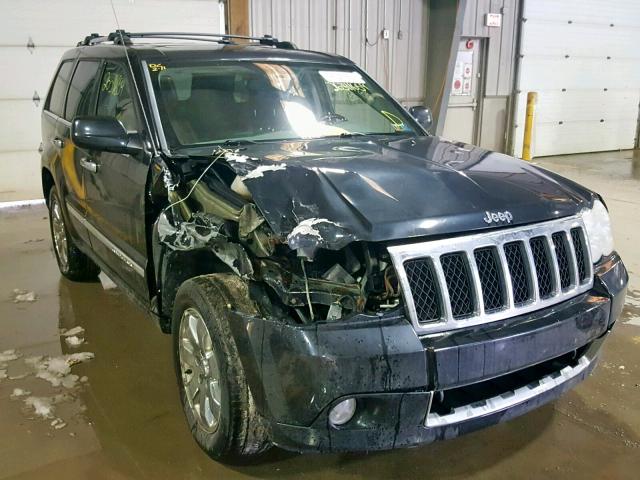 1J8HR68T89C534295 - 2009 JEEP GRAND CHER BLACK photo 1