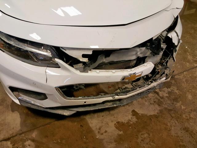 1G1ZJ5SU0GF322655 - 2016 CHEVROLET MALIBU HYB WHITE photo 9