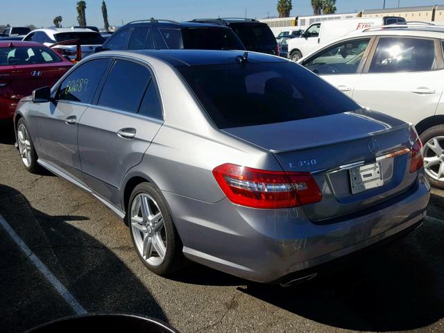 WDDHF5KB6DA665231 - 2013 MERCEDES-BENZ E 350 GRAY photo 3