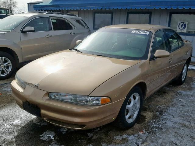 1G3WS52K7WF322351 - 1998 OLDSMOBILE INTRIGUE G GOLD photo 2