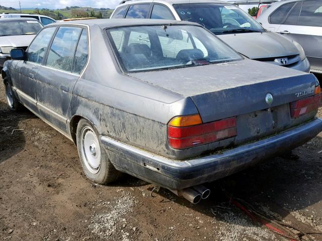 WBAGC8311K2769846 - 1989 BMW 750 IL GRAY photo 3