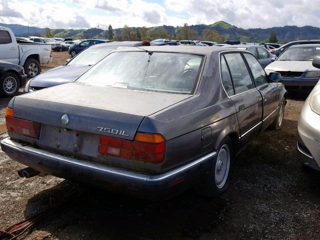 WBAGC8311K2769846 - 1989 BMW 750 IL GRAY photo 4