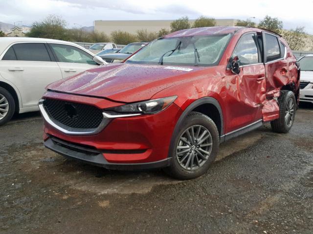 JM3KFABM6J0457028 - 2018 MAZDA CX-5 SPORT RED photo 2