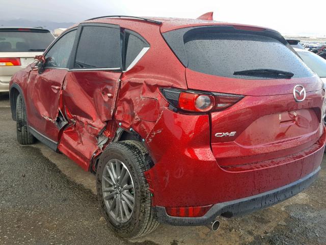 JM3KFABM6J0457028 - 2018 MAZDA CX-5 SPORT RED photo 3