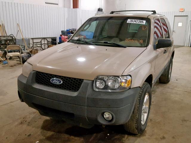 1FMYU931X7KB95468 - 2007 FORD ESCAPE XLT TAN photo 2