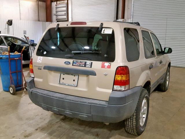 1FMYU931X7KB95468 - 2007 FORD ESCAPE XLT TAN photo 4