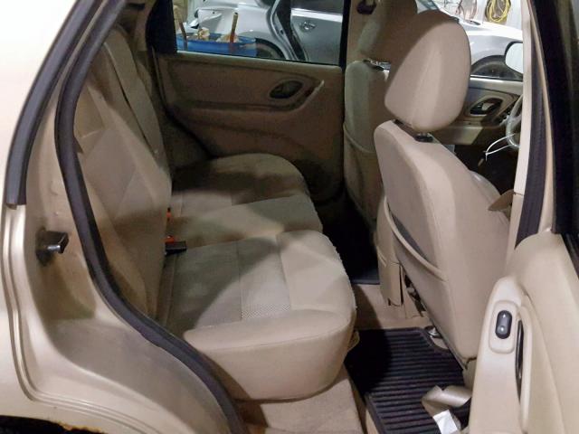 1FMYU931X7KB95468 - 2007 FORD ESCAPE XLT TAN photo 6