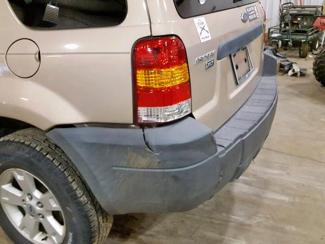 1FMYU931X7KB95468 - 2007 FORD ESCAPE XLT TAN photo 9