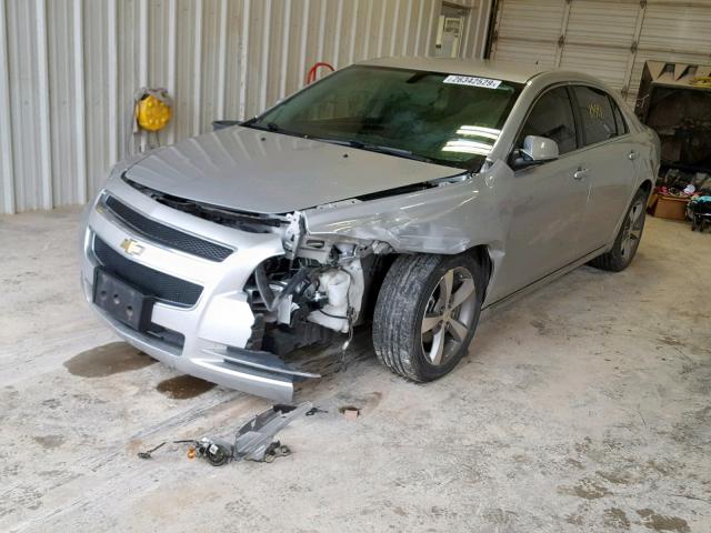 1G1ZC5E17BF186545 - 2011 CHEVROLET MALIBU 1LT 银色 照片 2