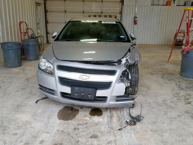 1G1ZC5E17BF186545 - 2011 CHEVROLET MALIBU 1LT 银色 照片 9