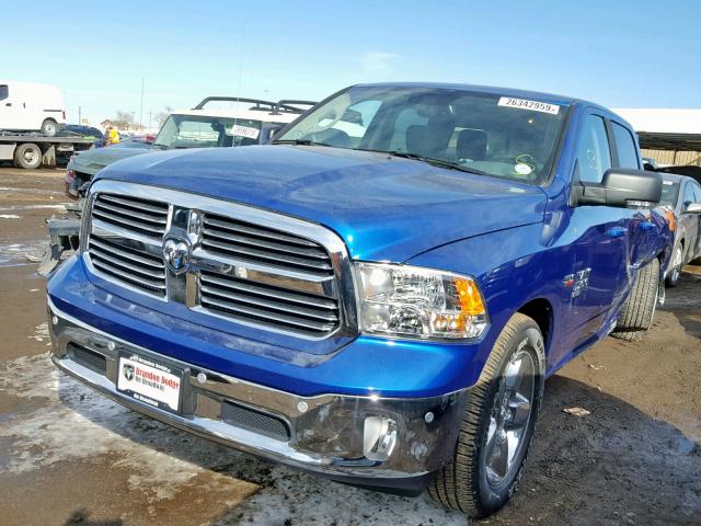 1C6RR7LT6KS506054 - 2019 RAM 1500 CLASS BLUE photo 2