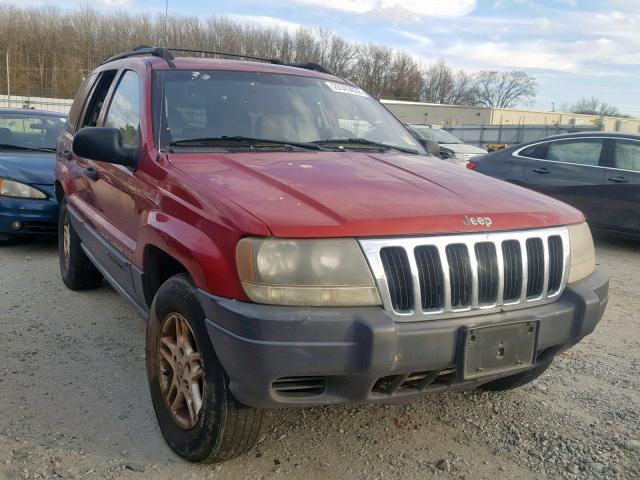 1J4GX48S73C578181 - 2003 JEEP GRAND CHER RED photo 1