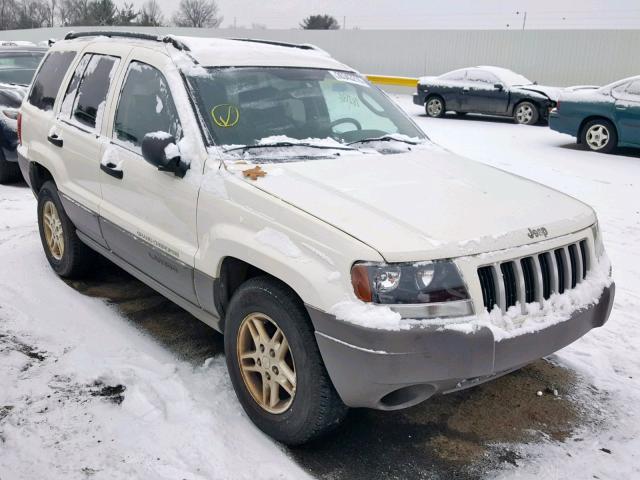 1J4GW48S64C100743 - 2004 JEEP GRAND CHER WHITE photo 1