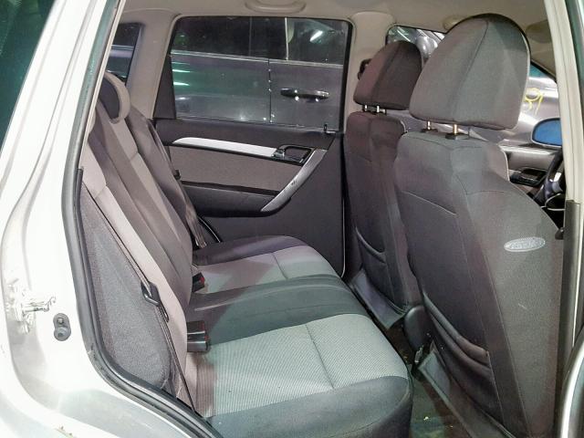 KL1TD66E29B340539 - 2009 CHEVROLET AVEO LS SILVER photo 6