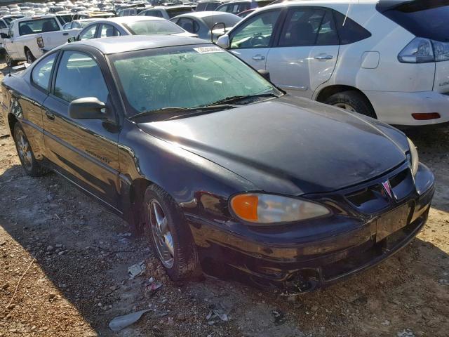 1G2NW12E6YM831935 - 2000 PONTIAC GRAND AM G BLACK photo 1