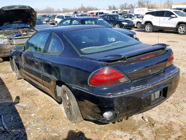 1G2NW12E6YM831935 - 2000 PONTIAC GRAND AM G BLACK photo 3