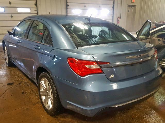 1C3BC1FB1BN570520 - 2011 CHRYSLER 200 TOURIN BLUE photo 3