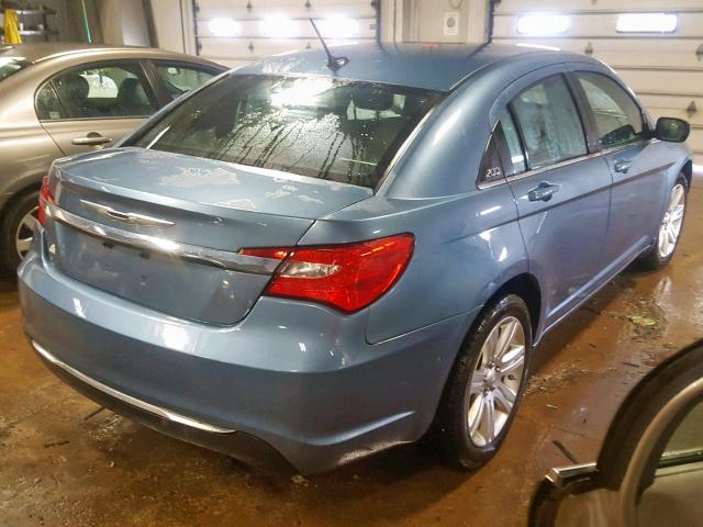 1C3BC1FB1BN570520 - 2011 CHRYSLER 200 TOURIN BLUE photo 4