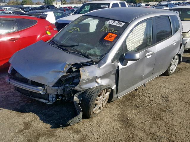 JHMGD38638S039919 - 2008 HONDA FIT SPORT SILVER photo 2