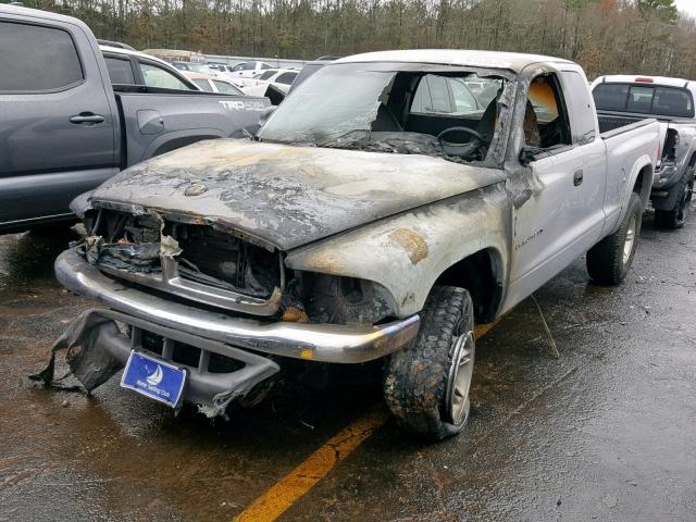 1B7GG22YXXS249719 - 1999 DODGE DAKOTA BLUE photo 2