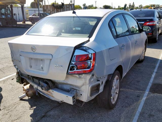 3N1AB61EX7L726377 - 2007 NISSAN SENTRA 2.0 SILVER photo 4