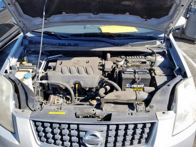 3N1AB61EX7L726377 - 2007 NISSAN SENTRA 2.0 SILVER photo 7