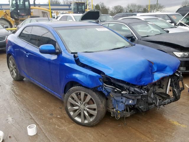 KNAFW6A3XB5332552 - 2011 KIA FORTE SX BLUE photo 1