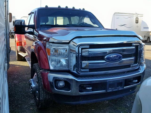 1FT8W4DT8GEC42545 - 2016 FORD F450 RED photo 1