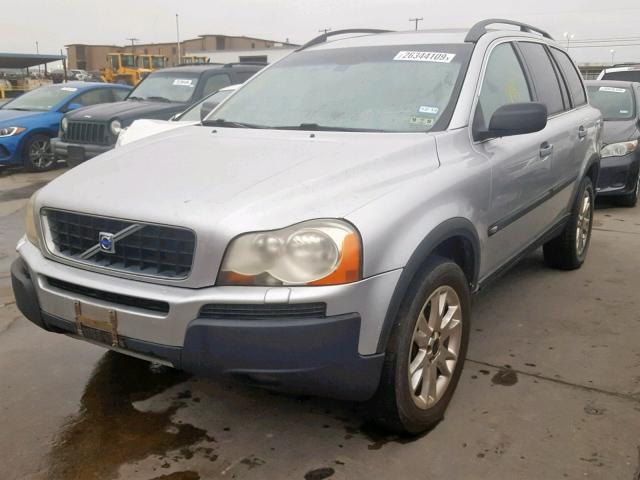 YV1CZ91H741069094 - 2004 VOLVO XC90 T6 SILVER photo 2