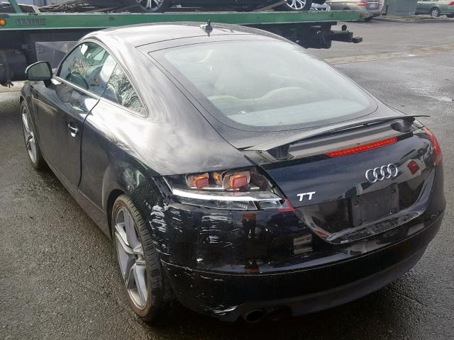 TRUAF38J881001913 - 2008 AUDI TT 2.0T BLACK photo 3