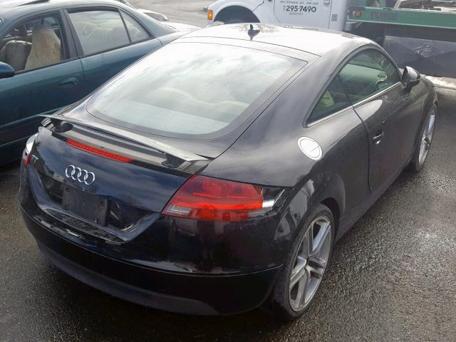 TRUAF38J881001913 - 2008 AUDI TT 2.0T BLACK photo 4